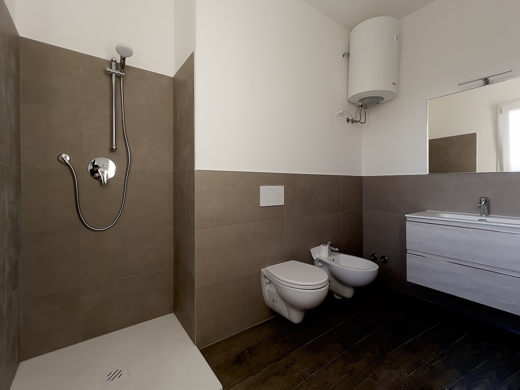 Bagno privato dell'appartamento Lo Smeraldo